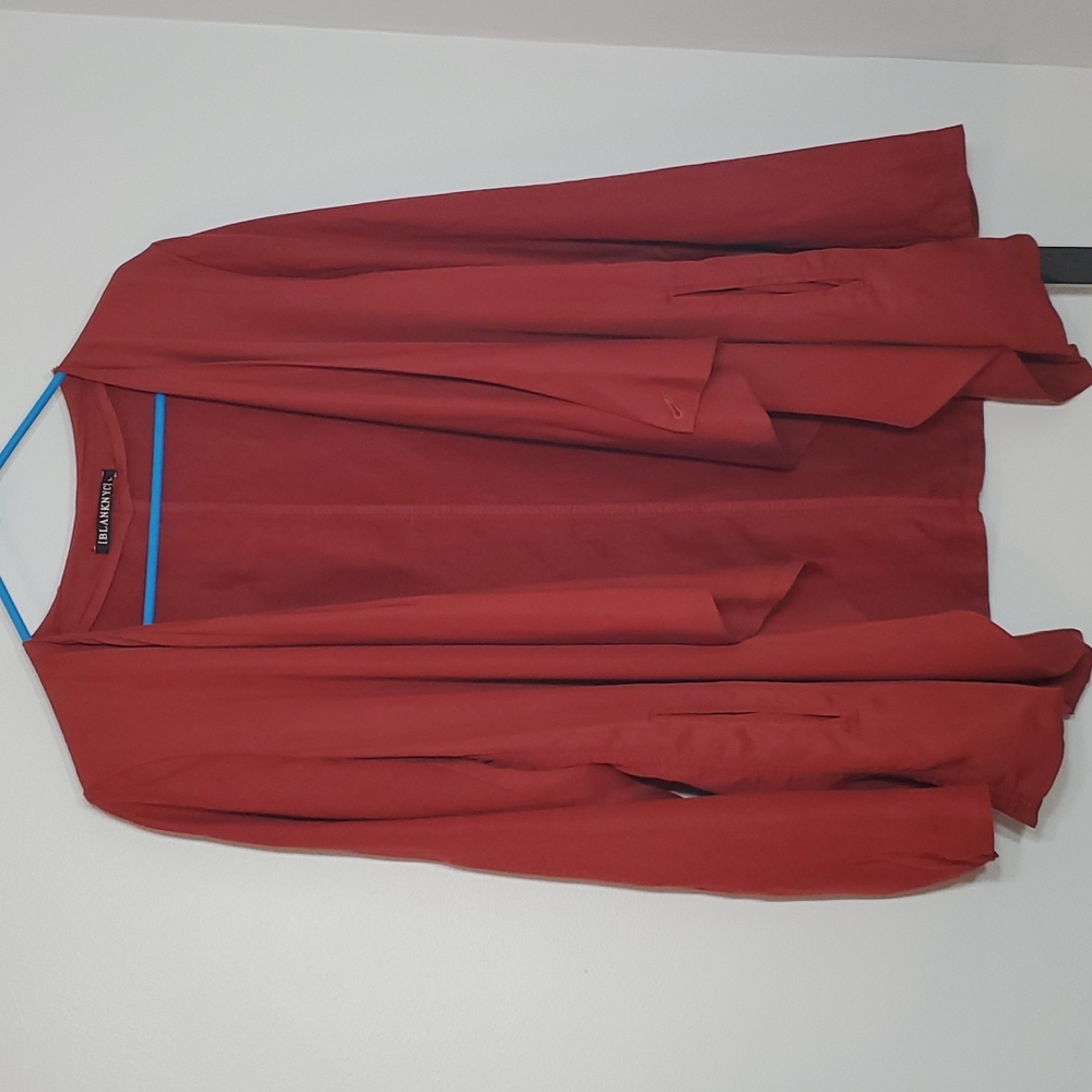 BLANKNYC rust colored jacket cardigan NWT